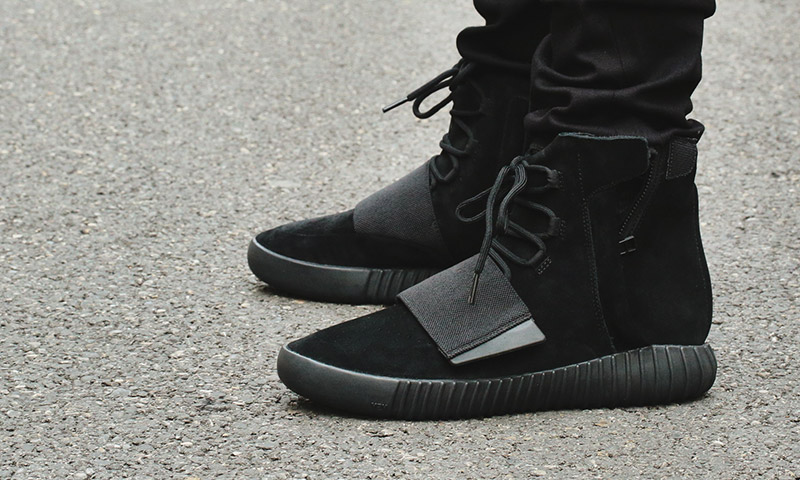 picture of Black High top yeezys